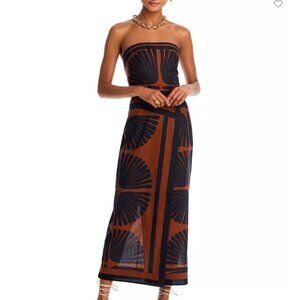 Johanna Ortiz Ancient Peru Strapless Dress
